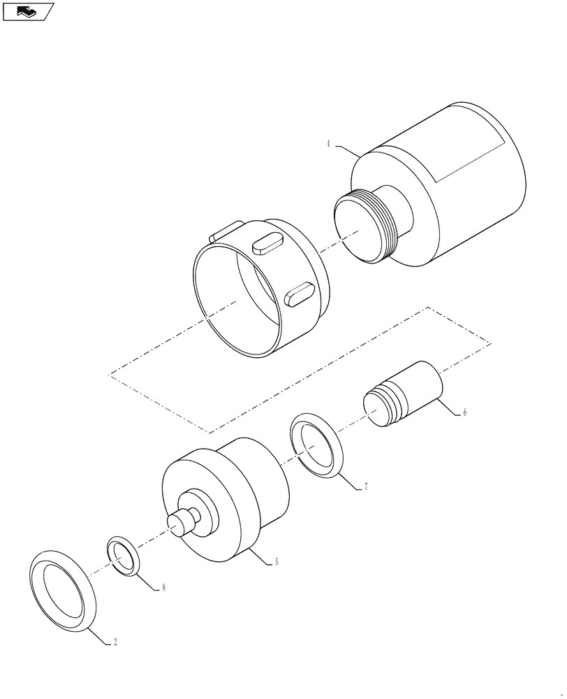 Схема запчастей Case IH 4420 - (12-043) - SOLENOID, AIM, WILGER 150P (06) - ELECTRICAL