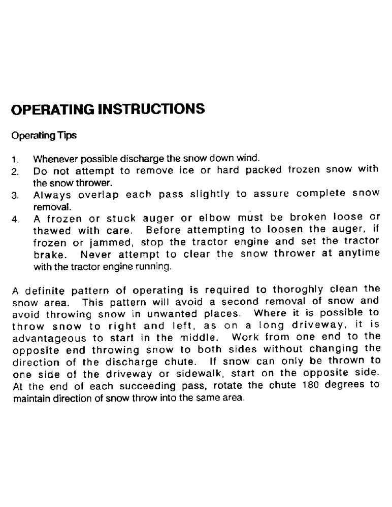 Схема запчастей Case IH ST54 - (28) - OPERATING INSTRUCTIONS, CONTINUED, OPERATING TIPS 