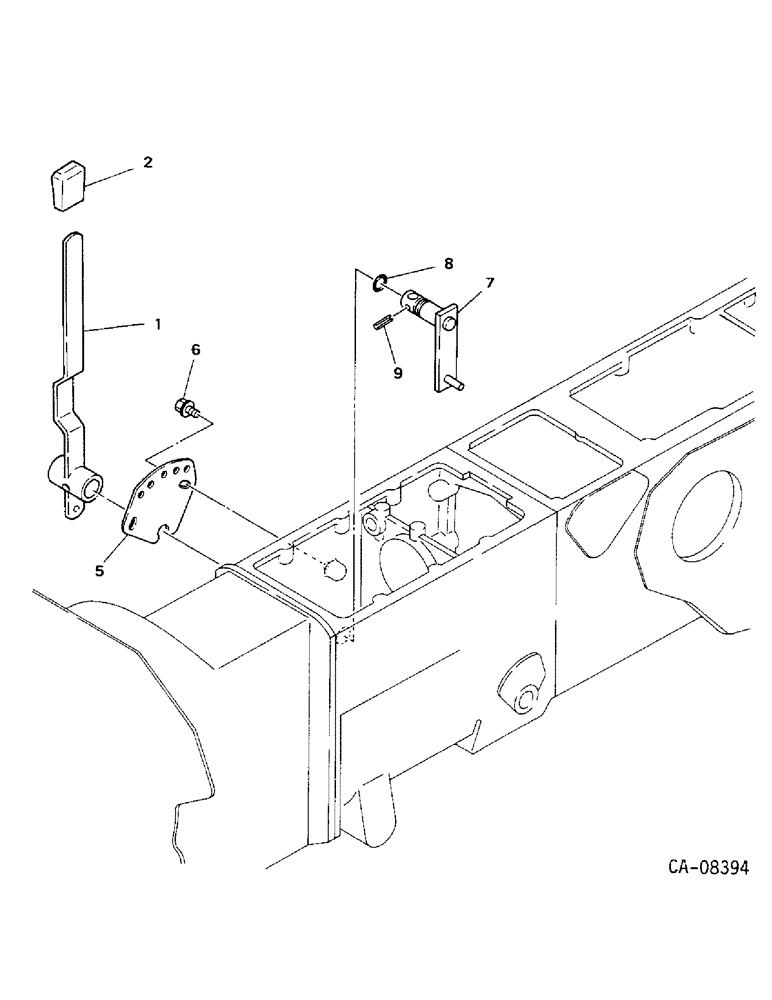 Схема запчастей Case IH 244 - (07-41) - DRIVE TRAIN, PTO CONTROLS, 244 AND 254 (04) - Drive Train