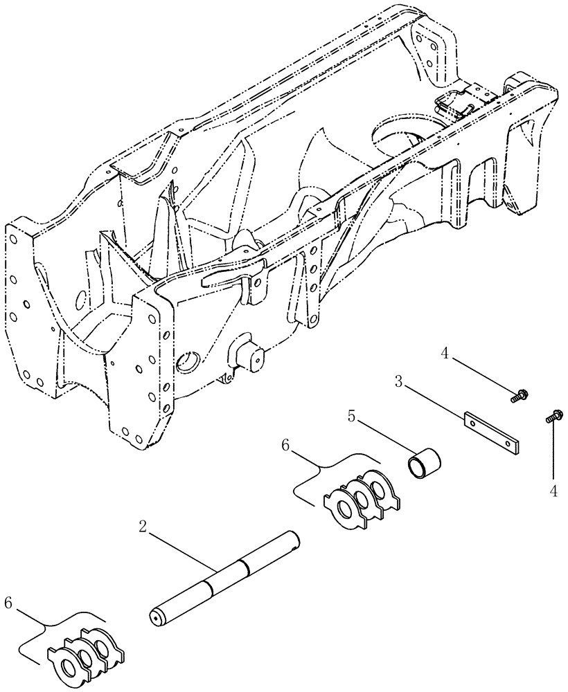 Схема запчастей Case IH MX210 - (05-06) - FRONT AXLE - MOUNTING, 2 WHEEL DRIVE (05) - STEERING