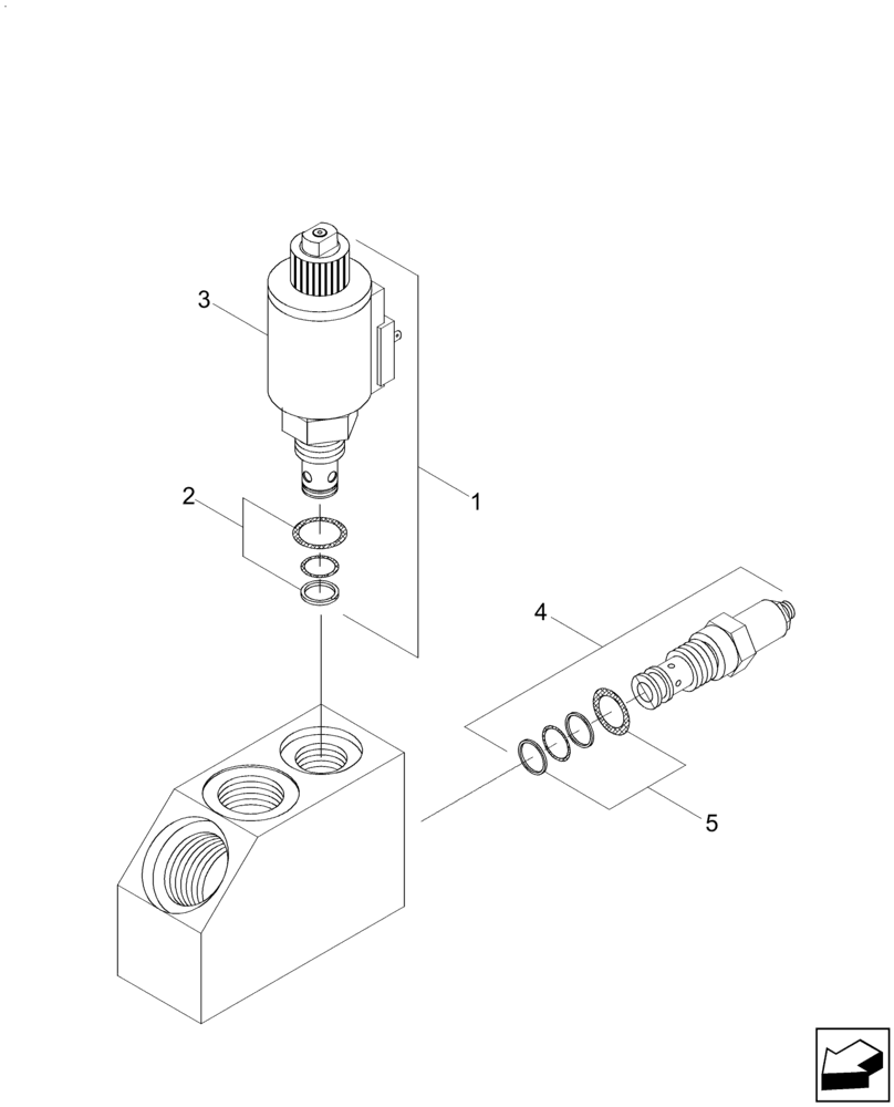 Схема запчастей Case IH A8800 - (35.310.AS[04]) - HYDRAULIC SOLENOID VALVE (ROLLERS) (35) - HYDRAULIC SYSTEMS