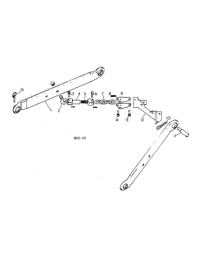 Схема запчастей Case IH 684 - (09-04) - FRAME, FIXED LOWER LINKS, THREE POINT HITCH, WITH INSIDE CHECK CHAINS, ROW CROP TRACTORS (12) - FRAME