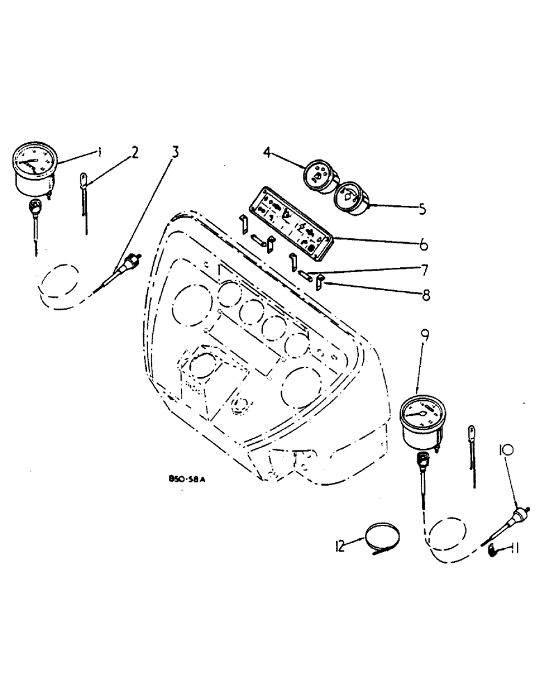 Схема запчастей Case IH 684 - (11-02) - INSTRUMENTS, INSTRUMENTS Instruments