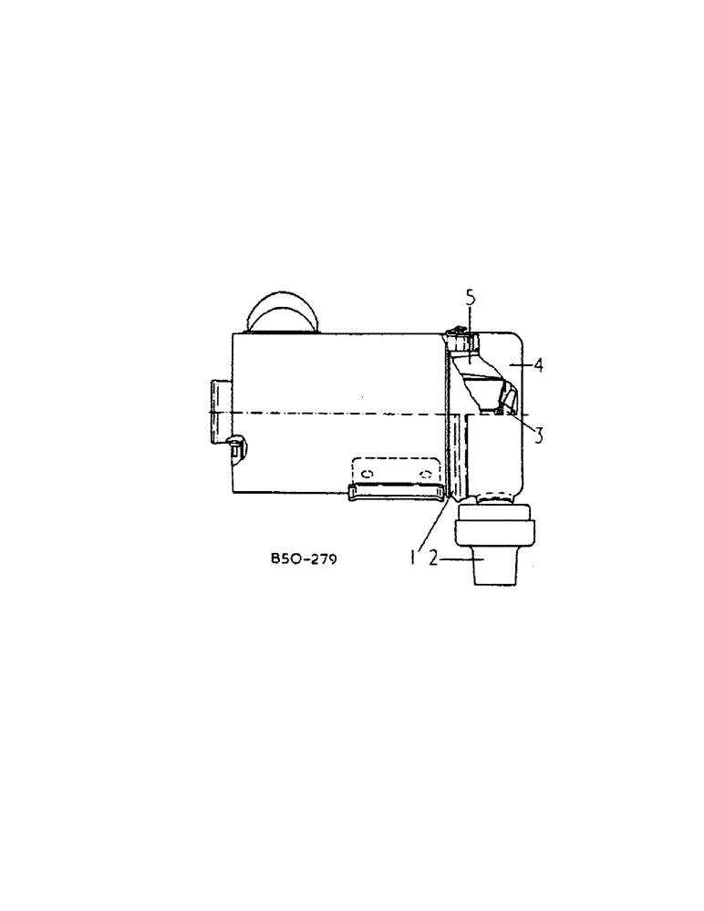 Схема запчастей Case IH 784 - (12-04) - POWER, AIR CLEANER, DONALDSON Power