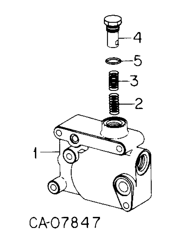 Схема запчастей Case IH 7488 - (10-12) - HYDRAULICS, PRIORITY VALVE (07) - HYDRAULICS