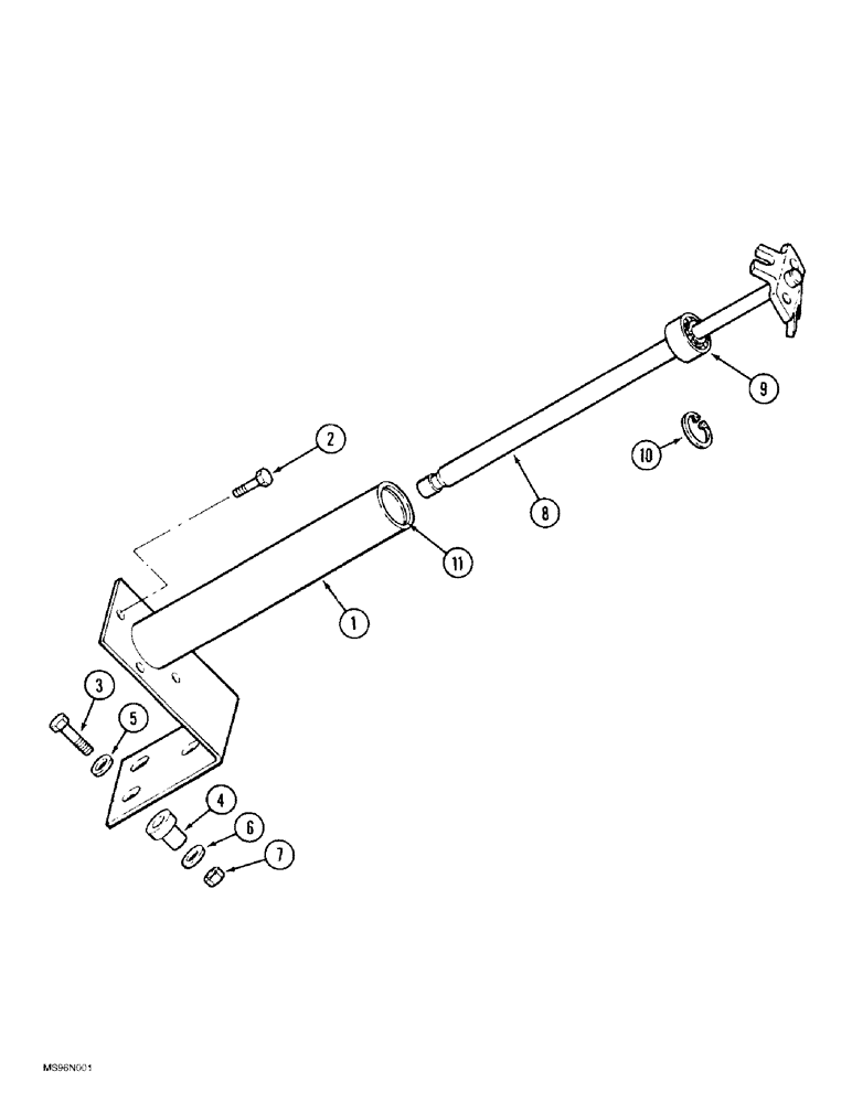 Схема запчастей Case IH 9390 - (5-04) - STEERING COLUMN LOWER SHAFT (05) - STEERING