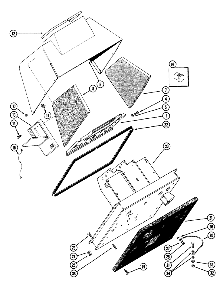 Схема запчастей Case IH 4694 - (9-400) - INSTRUMENT PANEL AND COWL (09) - CHASSIS/ATTACHMENTS