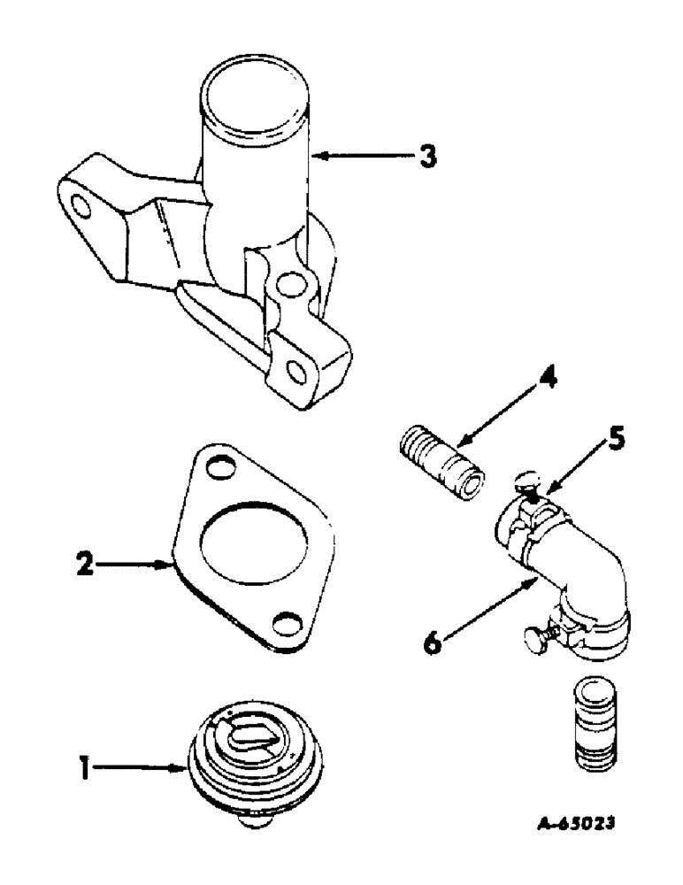 Схема запчастей Case IH 303 - (394) - C-221 ENGINE, 3-9/16 X 3-11/16, HOUSING AND THERMOSTAT (10) - ENGINE