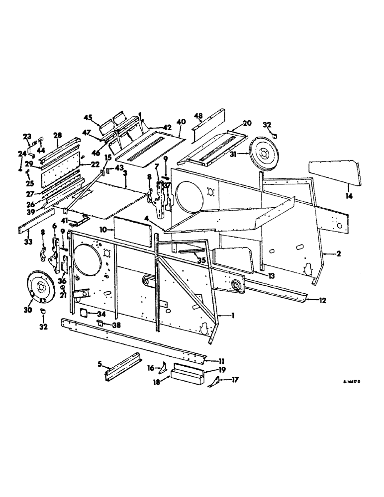 Схема запчастей Case IH 915 - (R-02) - SEPARATOR, SEPARATOR Separation