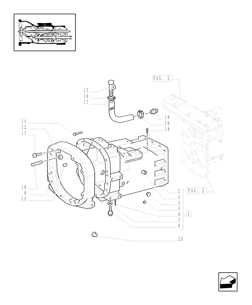 Схема запчастей Case IH JX90 - (1.21.0[01]) - TRACTOR BODY - SPACER, PIPE AND COLLAR (03) - TRANSMISSION