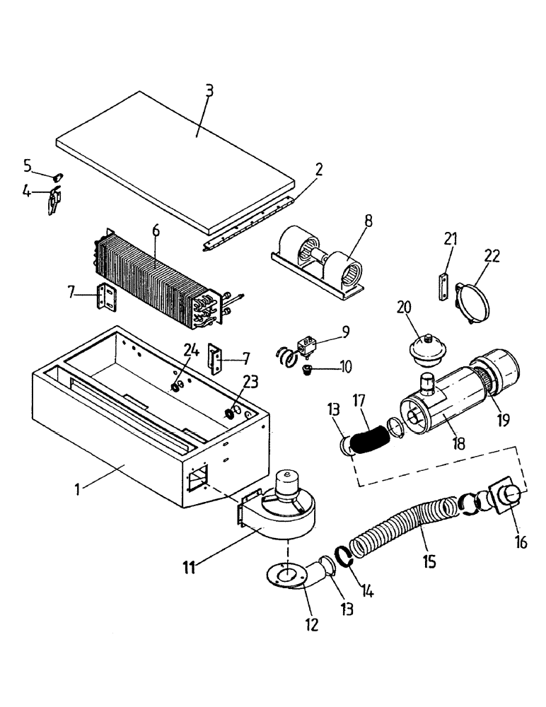 Схема запчастей Case IH 7700 - (A06-10) - AIR CONDITIONER Mainframe & Functioning Components