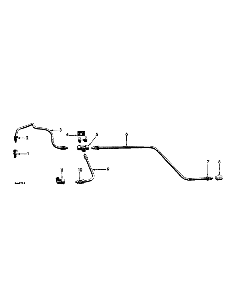 Схема запчастей Case IH 420 - (235) - LUBRICATING OIL PIPES AND CONNECTIONS (10) - ENGINE