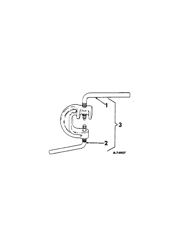 Схема запчастей Case IH 110 - (C-15[A]) - FLARING TOOL, FOR GUARD RIVET 