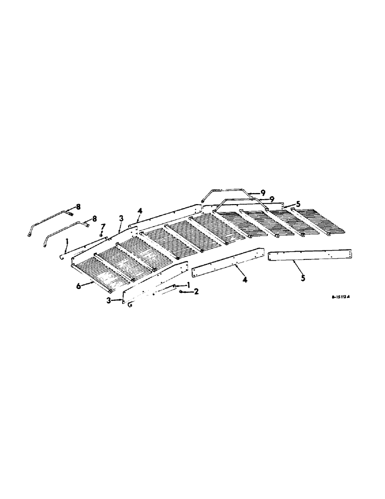 Схема запчастей Case IH 616 - (Q-11) - BASKET AND AIR SYSTEM, BASKET TUNNEL AND GRATES Basket & Air System