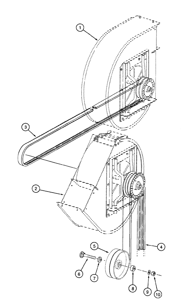 Схема запчастей Case IH 420 - (09C-08) - FAN DRIVE (15) - HANDLING SYSTEM