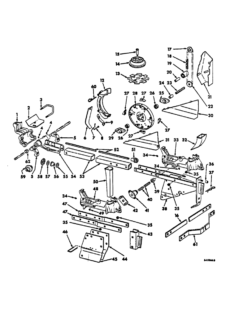 Схема запчастей Case IH 56-SERIES - (N-28) - HILL DROP AND DRILL UNITS, QUANTITIES SHOWN ARE PER ROW, MACHINES BUILT 1966 TO 1975 