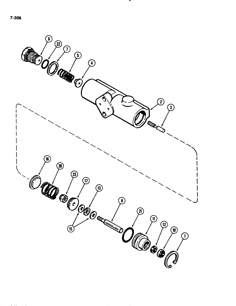 Схема запчастей Case IH 2294 - (7-306) - PRESSURE REGULATOR VALVE, (IF EQUIPPED) (07) - BRAKES