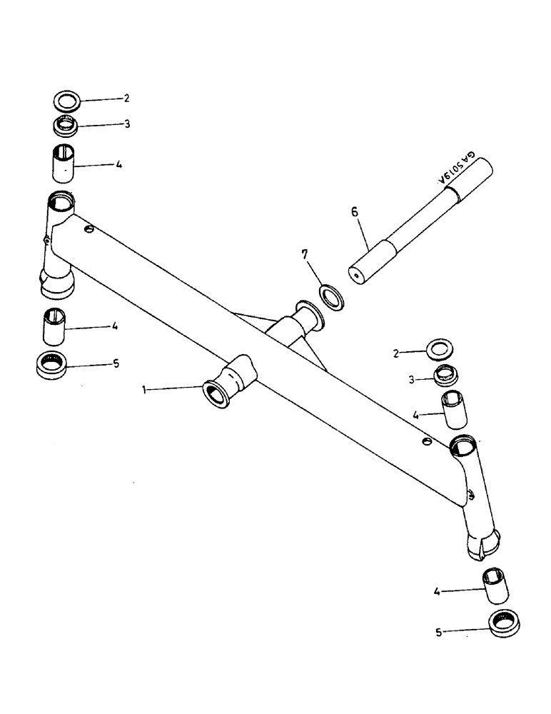 Схема запчастей Case IH 844S - (14-02) - FRONT AXLE Suspension