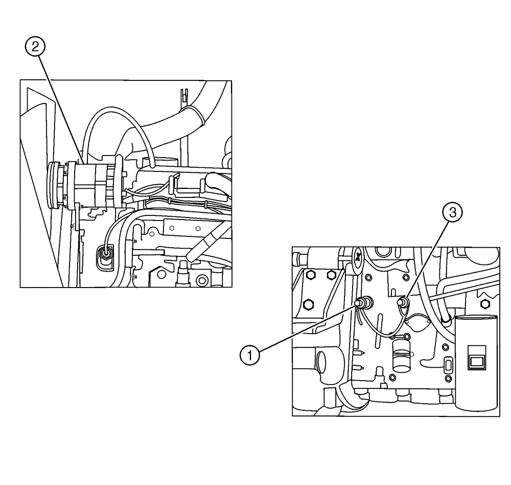 Схема запчастей Case IH FLX4375 - (08-001[01]) - ENGINE ELECTRICAL (06) - ELECTRICAL