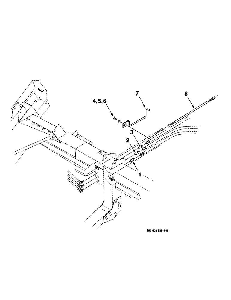 Схема запчастей Case IH 8840 - (9-066) - HYDRAULIC ASSEMBLY, REEL LIFT (35) - HYDRAULIC SYSTEMS