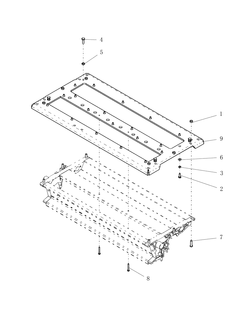 Схема запчастей Case IH ADX3260 - (L.10.F[26]) - ADX3260 MOUNT PLATE - TANK 3 L - Field Processing