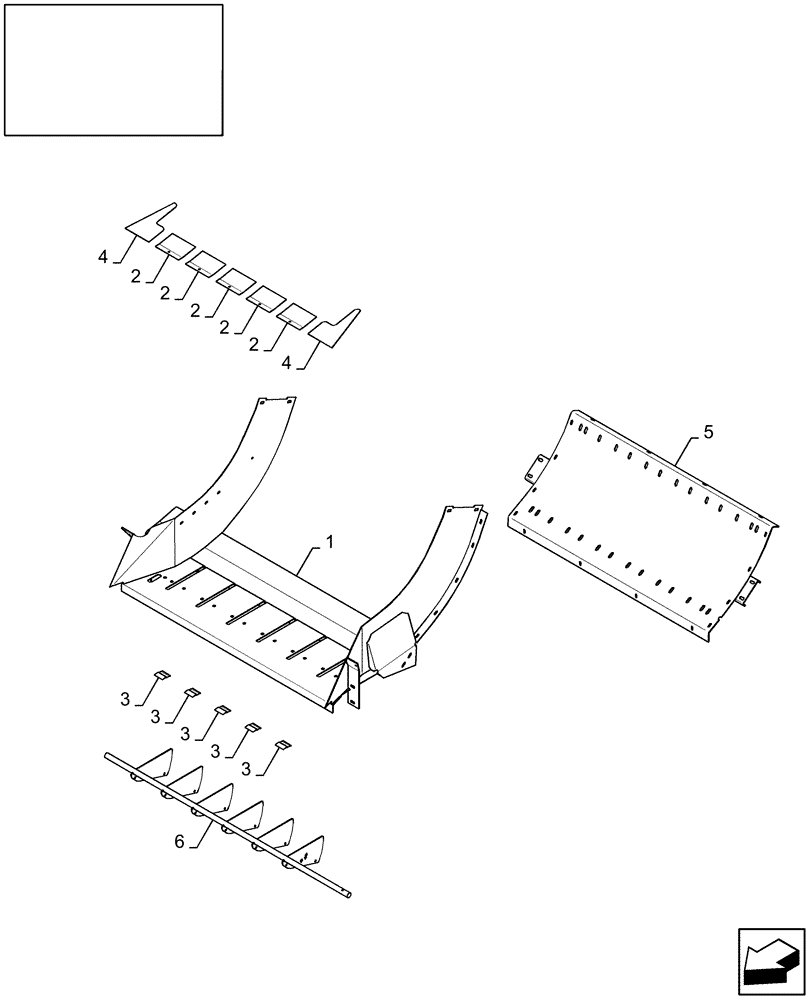 Схема запчастей Case IH LB433R - (18.84318339[01]) - SERVICE KIT : ROTOR CUTTER FLOOR KIT (18) - ACCESSORIES