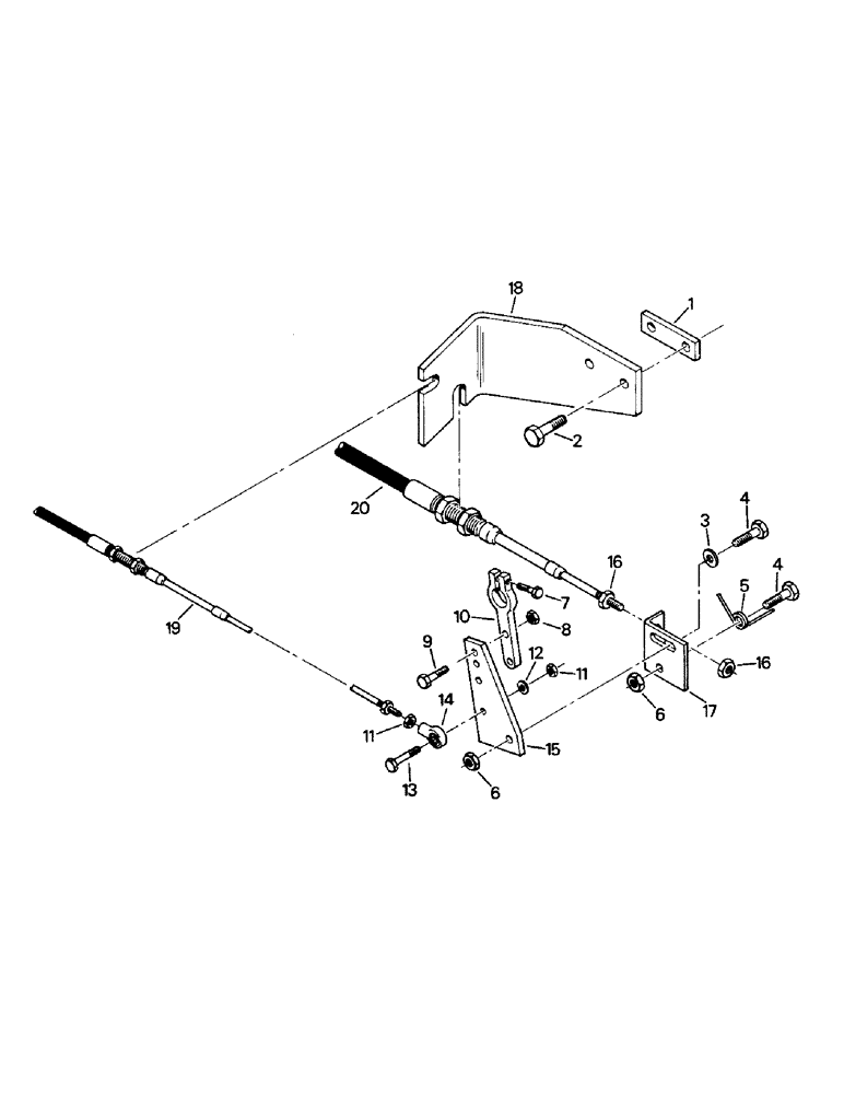 Схема запчастей Case IH PTA280 - (04-14) - THROTTLE CONTROLS, PTA 270 (04) - Drive Train