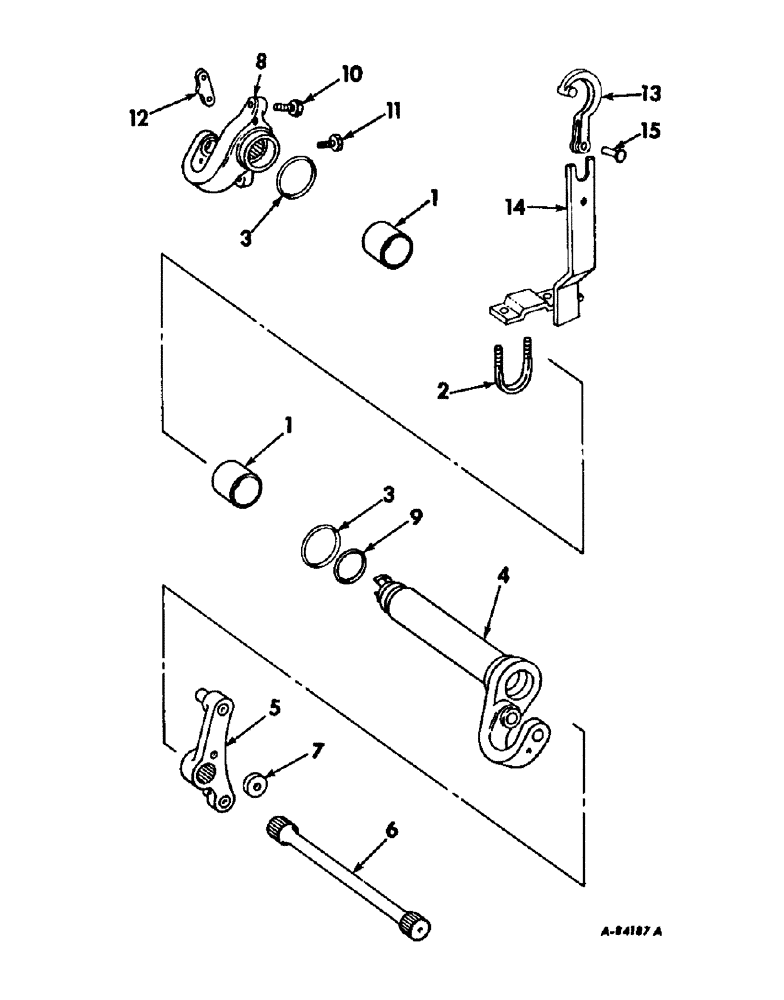 Схема запчастей Case IH 664 - (10-18) - HYDRAULICS, DRAFT SENSING (07) - HYDRAULICS