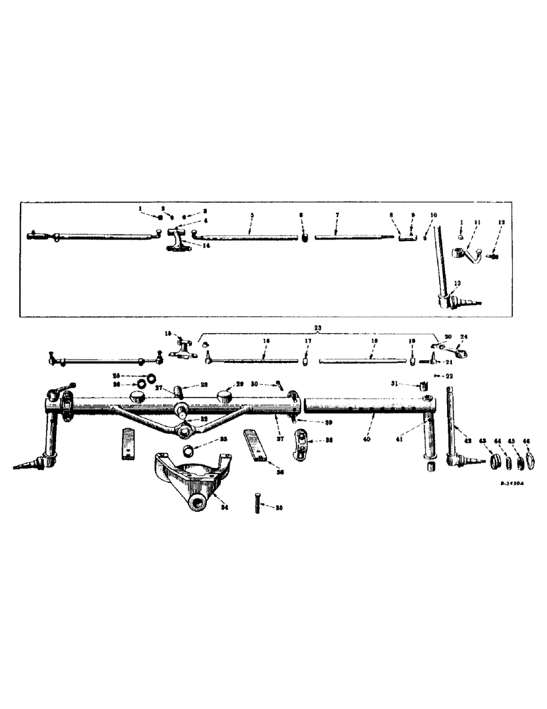 Схема запчастей Case IH FARMALL C - (190) - ATTACHMENTS, ADJUSTABLE WIDE FRONT AXLE ATTACHMENT, SPECIAL Attachments