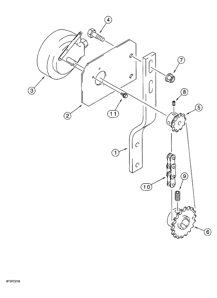 Схема запчастей Case IH AFS - (04-18) - REDUNDANT SWITCH MOUNTING (55) - ELECTRICAL SYSTEMS