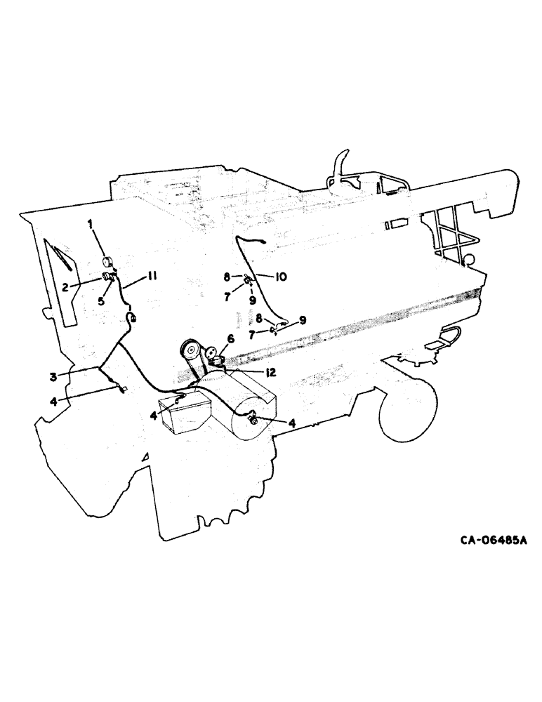 Схема запчастей Case IH 1480 - (08-14) - ELECTRICAL, WIRING DIAGRAM, SERIAL NO. 24001 AND ABOVE (06) - ELECTRICAL