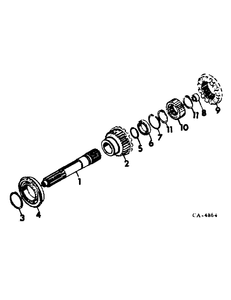 Схема запчастей Case IH 4568 - (07-06) - DRIVE TRAIN, TRANSMISSION DRIVE GEAR (04) - Drive Train