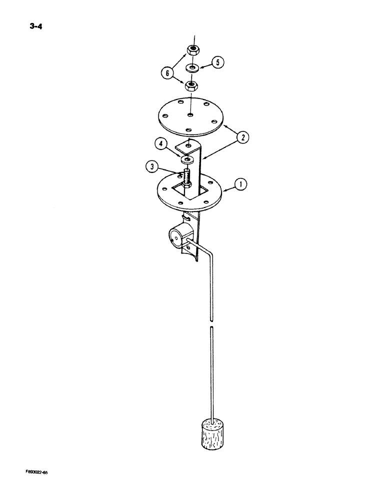 Схема запчастей Case IH 9170 - (3-04) - FUEL SENSOR ASSEMBLY (03) - FUEL SYSTEM