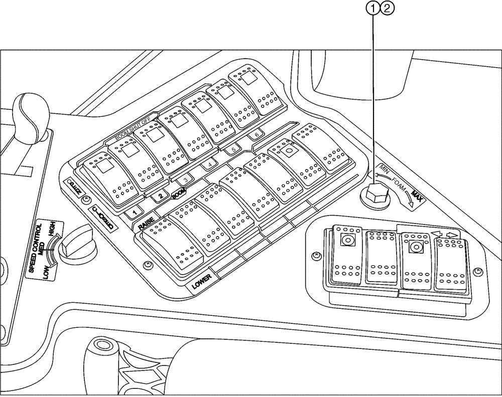 Схема запчастей Case IH SPX3310 - (09-065) - FOAMER ELECTRIC GROUP Liquid Plumbing