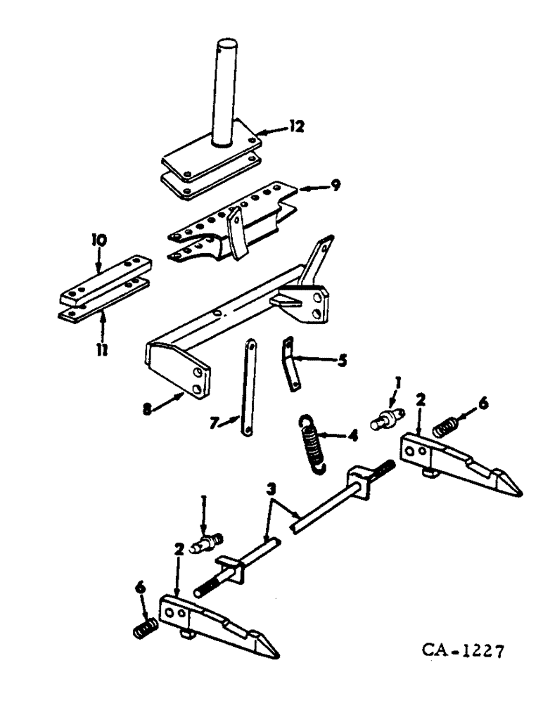 Схема запчастей Case IH 710 - (AP-25) - TWO-POINT FAST SHIFTING HITCH 