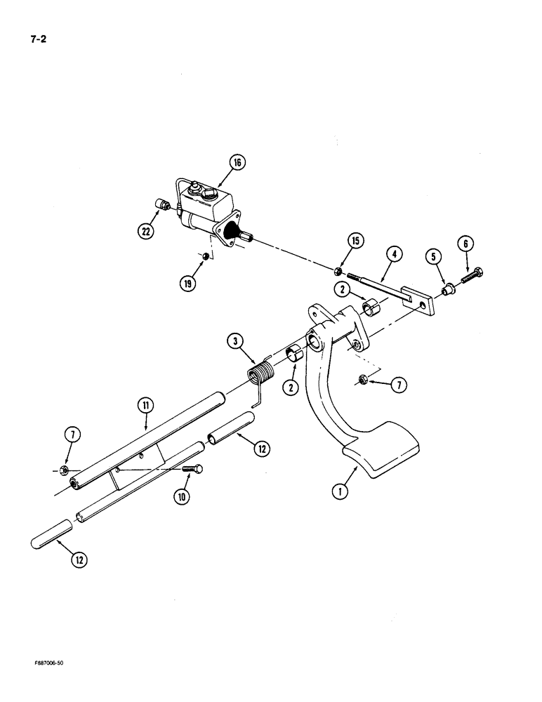 Схема запчастей Case IH 9180 - (7-02) - BRAKE CONTROLS (07) - BRAKES