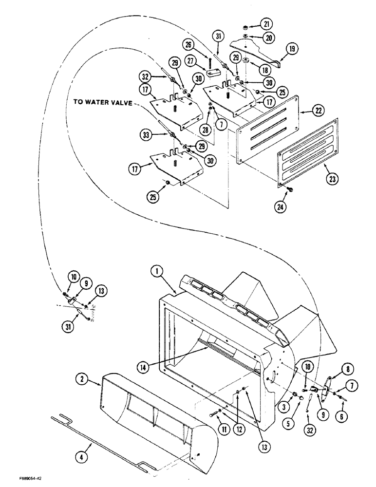 Схема запчастей Case IH STEIGER - (9-094) - AIR CONDITIONER AND HEATER, CONTROLS AND AIR PLENUM, CAB (09) - CHASSIS/ATTACHMENTS