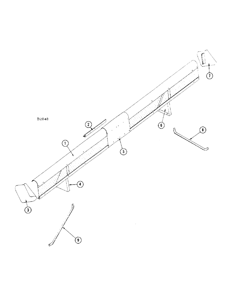 Схема запчастей Case IH 306 - (52) - TALL CORN DEFLECTOR, DECALS (58) - ATTACHMENTS/HEADERS