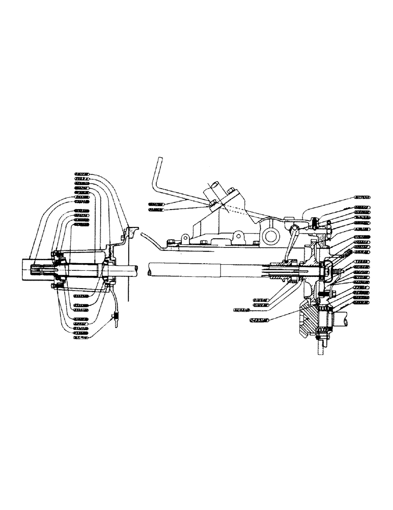 Схема запчастей Case IH DC-SERIES - (119) - POWER TAKE-OFF ASSEMBLY, REGULAR FOR "DC" TRACTOR, SPECIAL (06) - POWER TRAIN