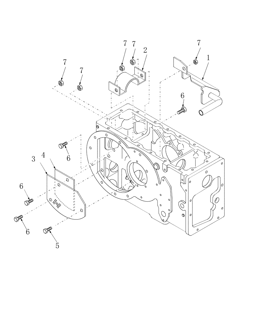 Схема запчастей Case IH DX29 - (03.13) - AERATION PARTS (03) - TRANSMISSION