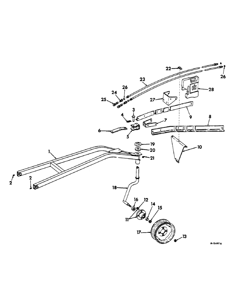 Схема запчастей Case IH 5 - (M-2) - HITCH AND RELATED PARTS 