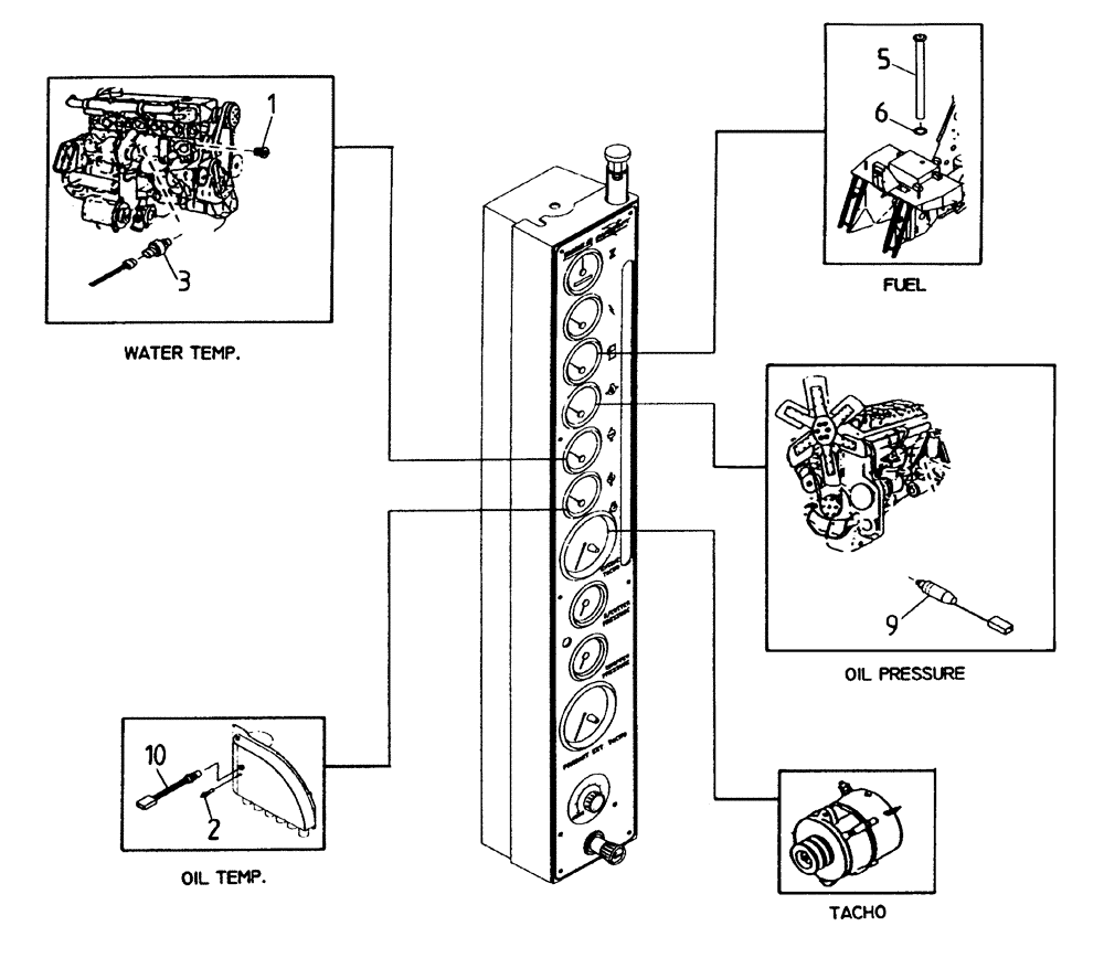 Схема запчастей Case IH A7700 - (C07.02[01]) - Senders and Switches {DS11} (06) - ELECTRICAL