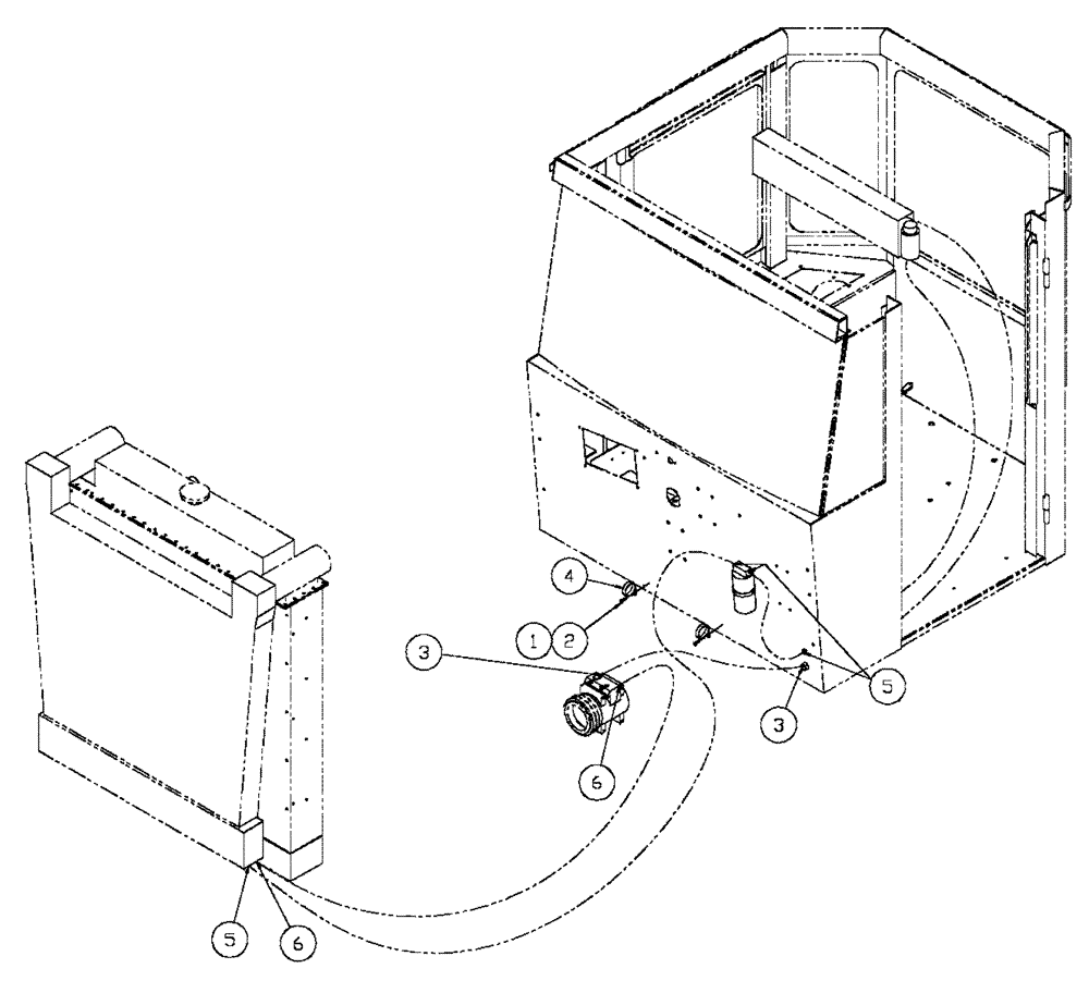 Схема запчастей Case IH FLX4330 - (01-011) - AIR CONDITIONER CIRCUIT COMPONENTS (FLX 4375, FLX 4330, FLX 4300) (10) - CAB