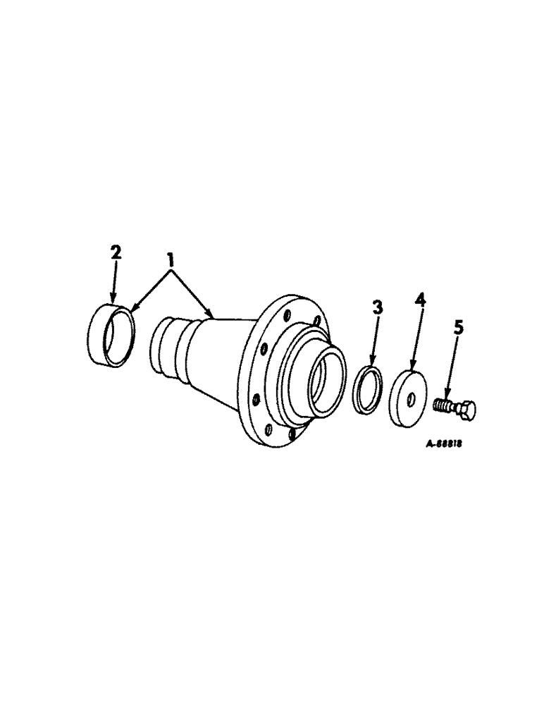 Схема запчастей Case IH 2656 - (L-08[B]) - WHEELS AND WHEEL WEIGHTS, REAR WHEEL HUB, INTERNATIONAL TRACTORS Wheels & Wheel Weights