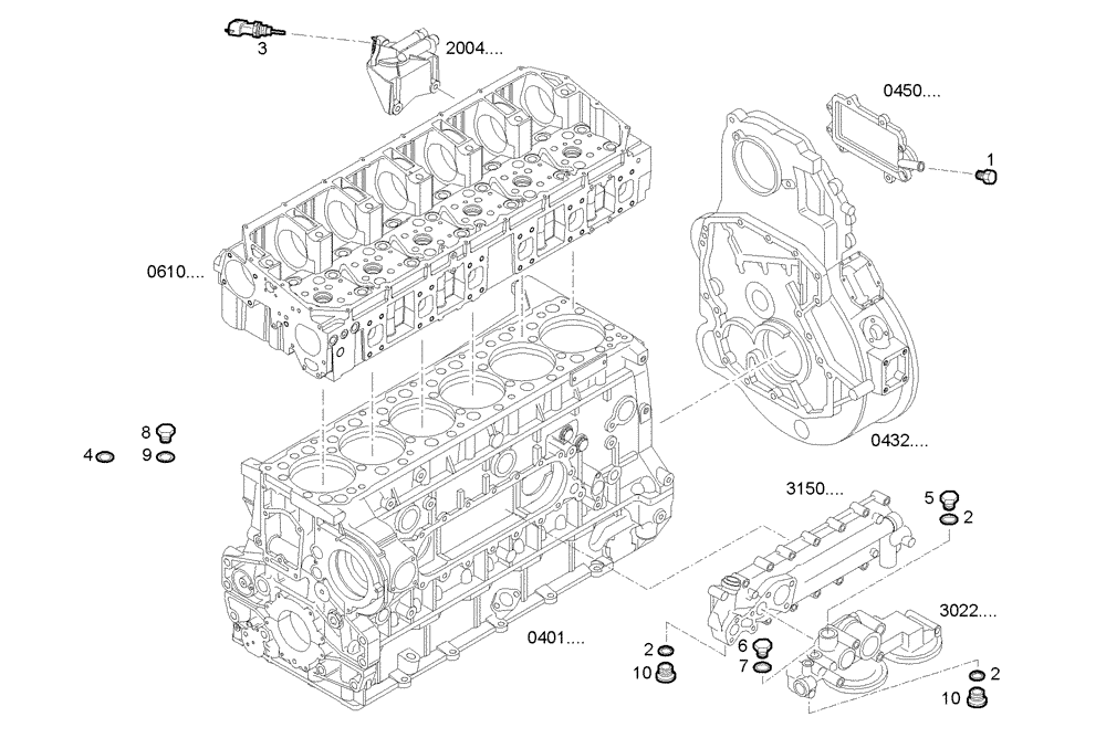 Схема запчастей Case IH F3CE0684B E003 - (1712.015) - SENSORS 