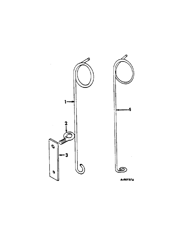 Схема запчастей Case IH 560 - (AB-27) - HYDRAULIC HOSE SUPPORT 