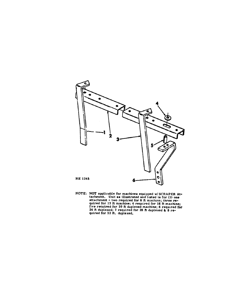 Схема запчастей Case IH 300 - (10-17[A]) - TRASH BAR ATTACHMENT 