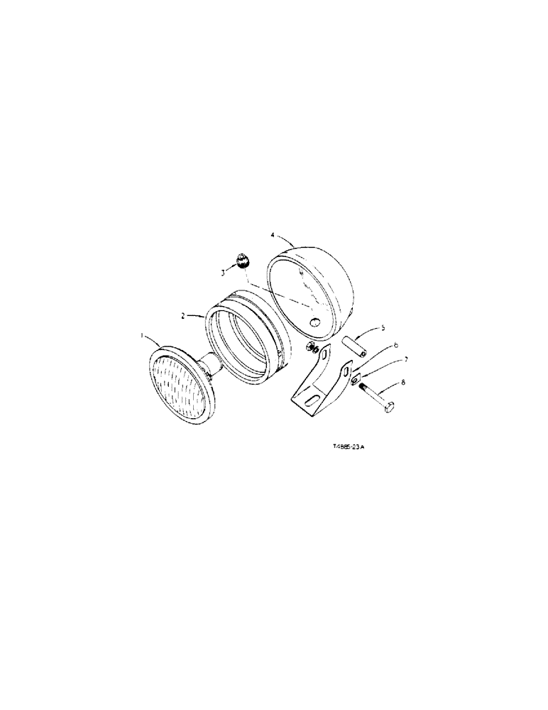 Схема запчастей Case IH 434 - (3-14) - HEADLAMP ASSEMBLY, 3072562R91, 3070494R91 - ELECTRICAL (04) - ELECTRICAL SYSTEMS