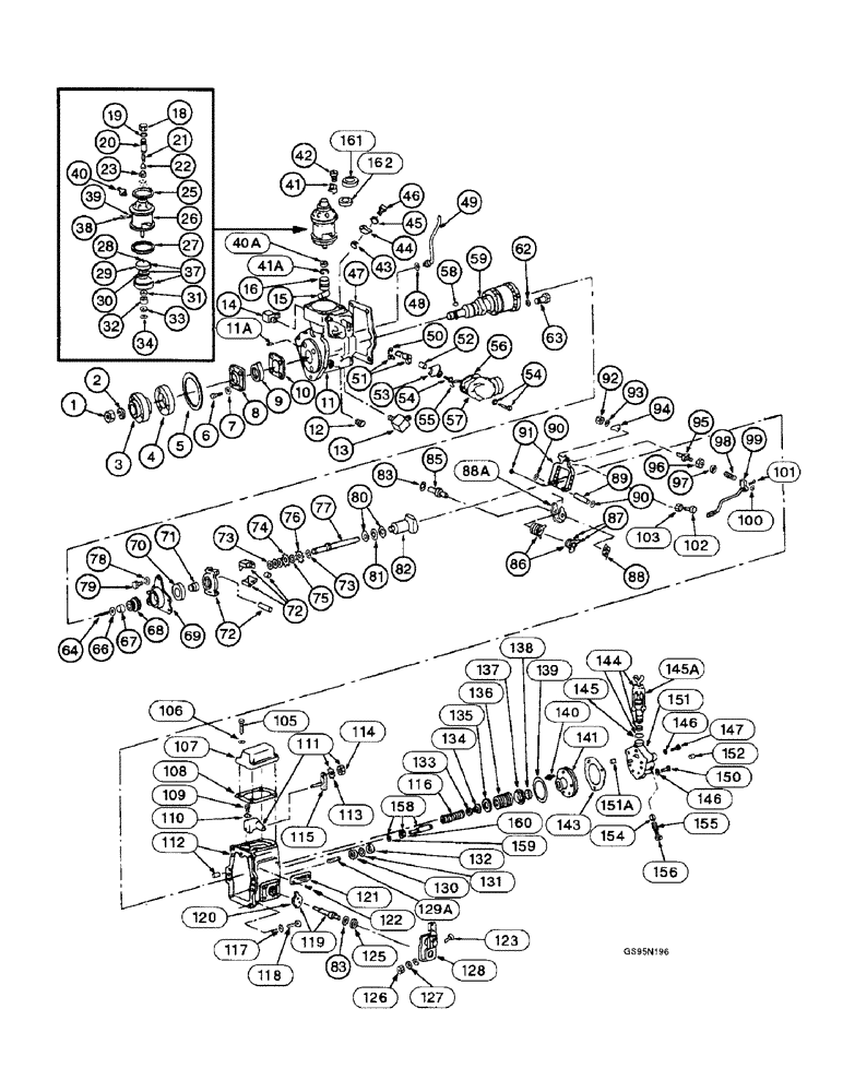 Схема запчастей Case IH D-414 - (9C-26) - FUEL INJECTION PUMP 