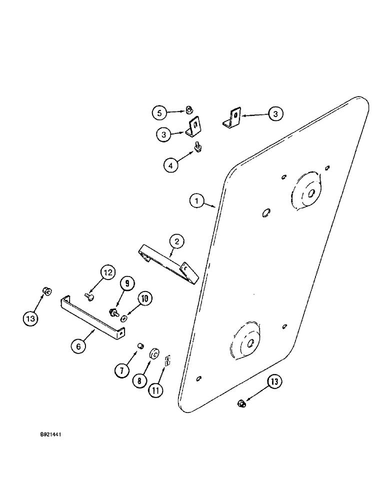 Схема запчастей Case IH 1666 - (9C-16) - CLEANING FAN DRIVE SHIELD, RIGHT-HAND SIDE (15) - BEATER & CLEANING FANS